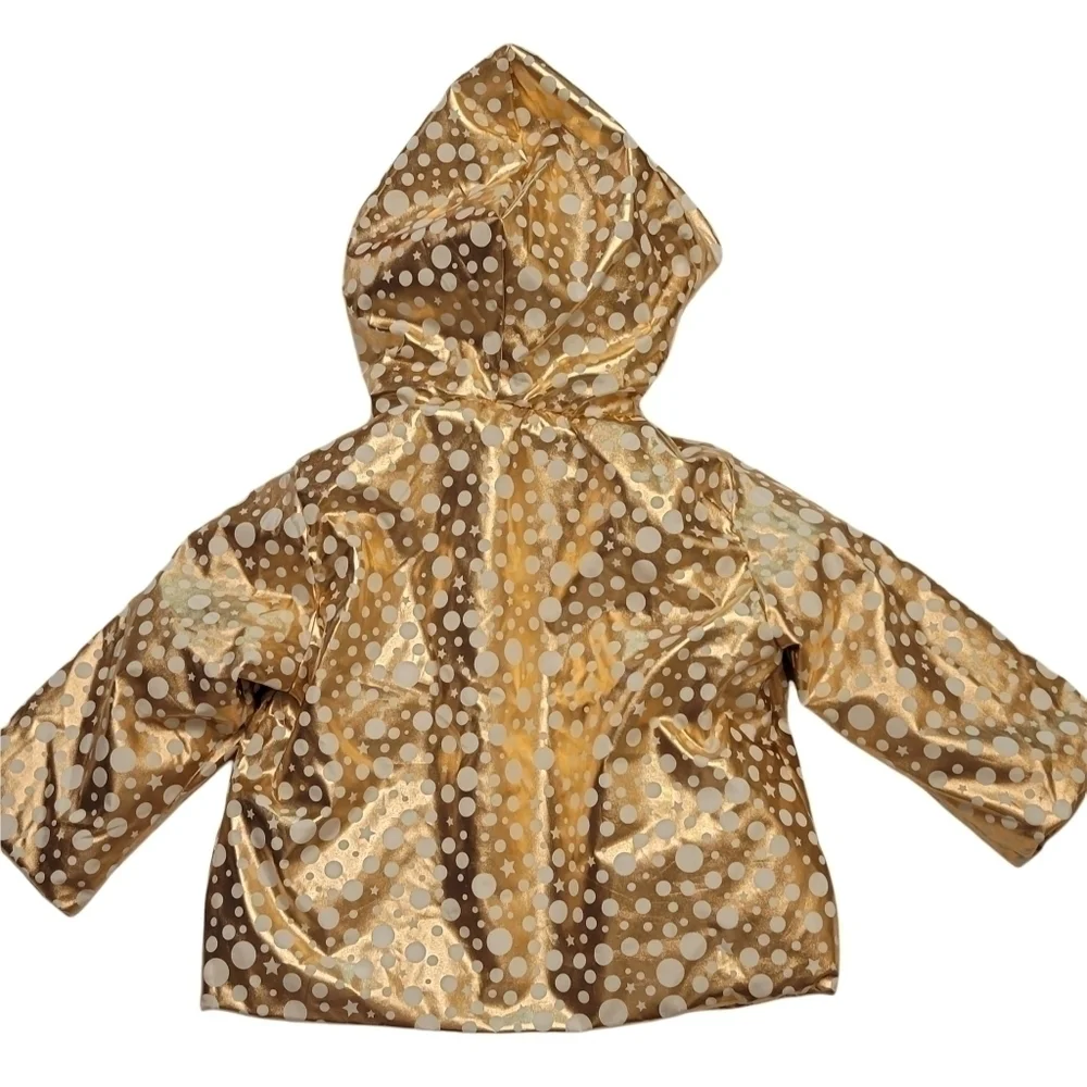 Penelope Mack Gold Star and Polka Dot Hood Jacket